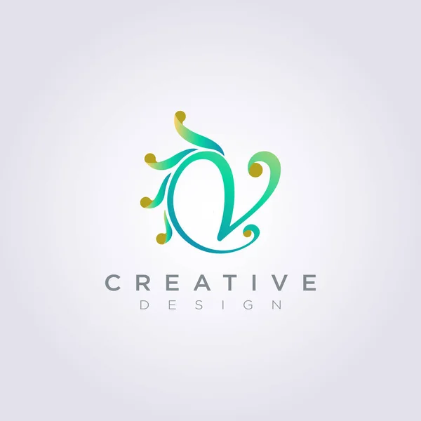 Carta V Decoración Vector Ilustración Diseño Clipart Símbolo Logo Plantilla — Archivo Imágenes Vectoriales