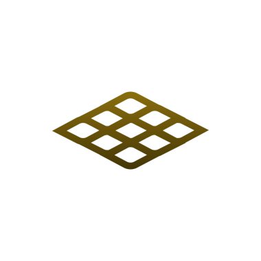 Benzersiz şekiller ile net geometri. Markanız ve işletmeniz için bir logo