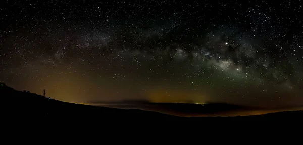Milky Way above the Sea. — Stock Photo, Image