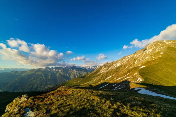 Vacker Utsikt Över Vackra Landskapet Schweiziska Alperna Ett Val Bagnes — Stockfoto