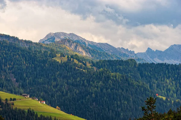 Colorful Scenic View Majestic Dolomites Mountains Italian Alps Majestic Rocky — Stock Photo, Image