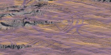 Tasarım, iç ve reklam için yaratıcı uzaylı malzemesi 3-d yüzeyler