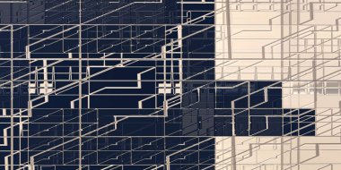 tasarım için dekoratif soyut yaratıcı doku arka plan 3d render