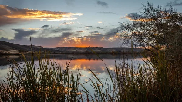 Snake River zonsondergang — Stockfoto