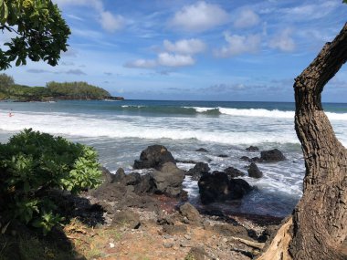 Hawaii 'de plaj günü