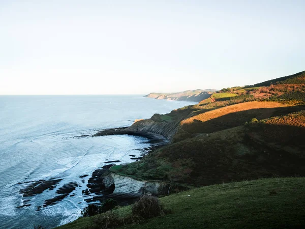 Costa del País Vasco entre Deba y Zumaia —  Fotos de Stock