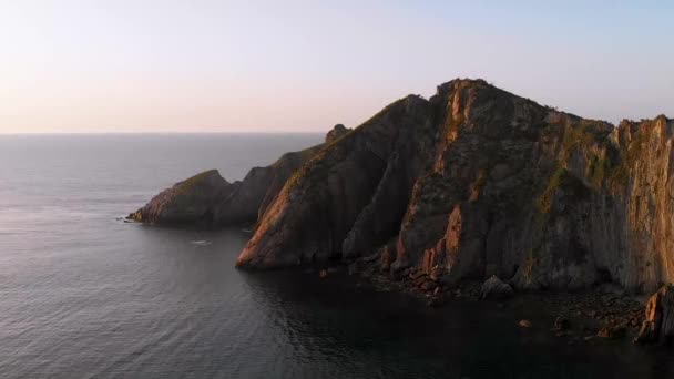 Costa Escénica Asturias Naturaleza Pacífica Intacta — Vídeos de Stock