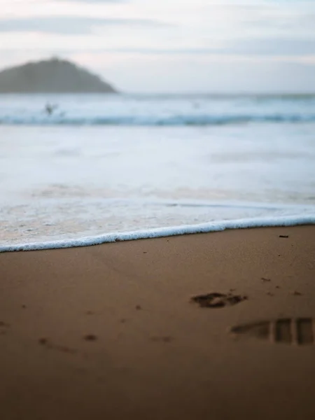 Paso que se lava en la costa — Foto de Stock