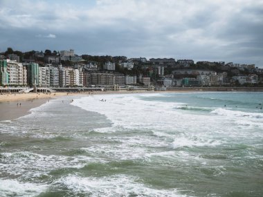 İnsanlar San Sebastian plaj zevk