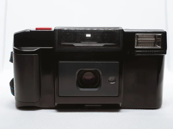 Vintage Point en shot film camera. Analoge fotografie — Stockfoto