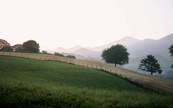 Bask kırsalının huzurlu ve dinlendirici manzarası — Stok fotoğraf