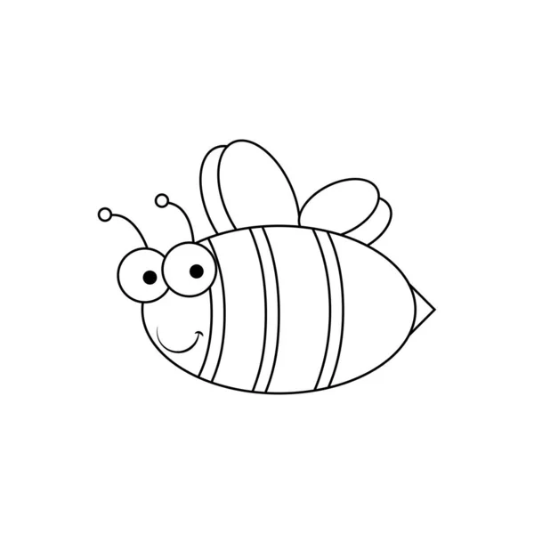 Bee -  simple icon — Stock Vector