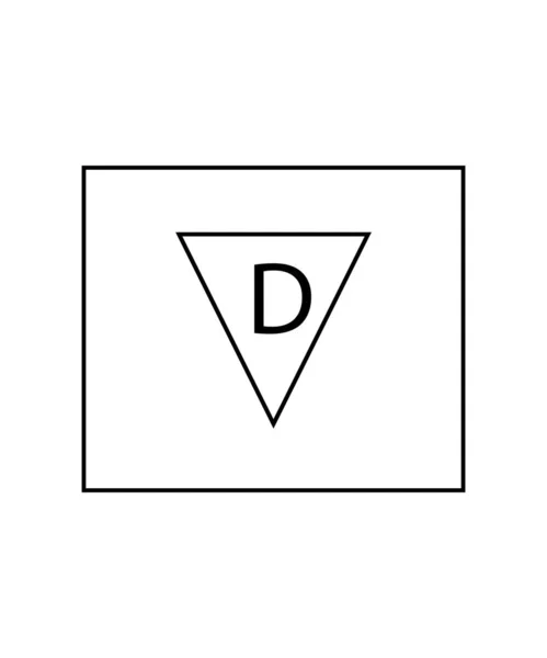 Boîtier Luminaire Chauffe Pas Dessus Panneau Dans Signe Triangle — Image vectorielle