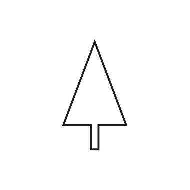 Noel ağacı-basit simge