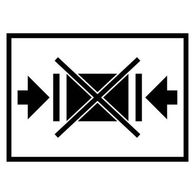 paket üzerinde işareti kelepçe yok