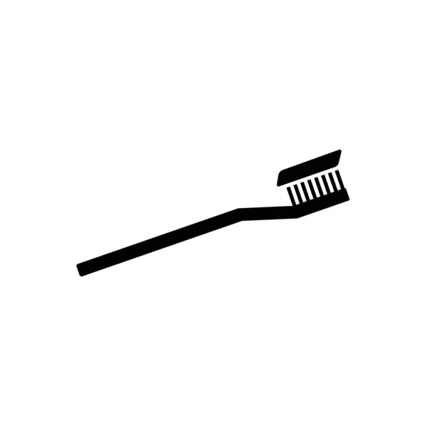 Escova de dentes com sinal de pasta de dentes eps dez — Vetor de Stock