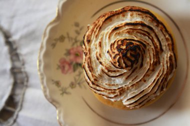 Tarta dulce de limon.
