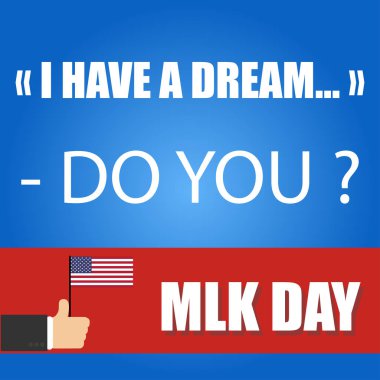 martin luther king junior gün tebrik kartı