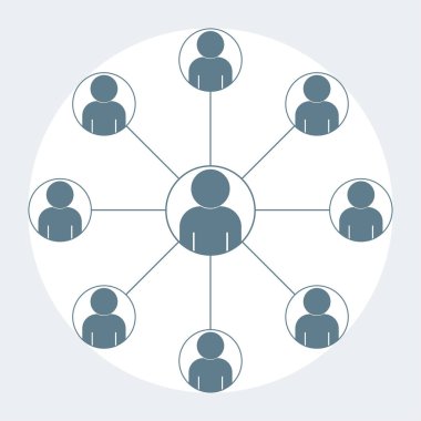 gri renk tasarımı çalışan kişi simge ekibi