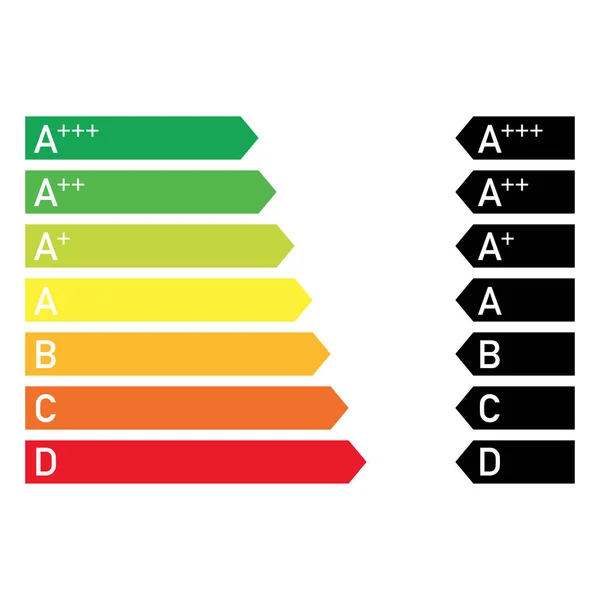 energy saving efficiency diagram colourful common style