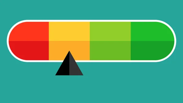 Ícone vetorial mostrando nível diferente preto triangular —  Vetores de Stock