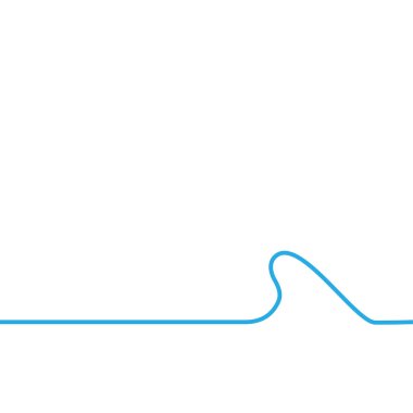 whtie arka planda mavi deniz vawe