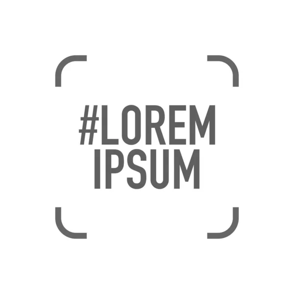 Partage de contacts sur les médias sociaux logo lorem ipsum — Image vectorielle