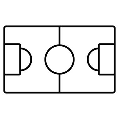 üst arka plandan footbal alan görünümü