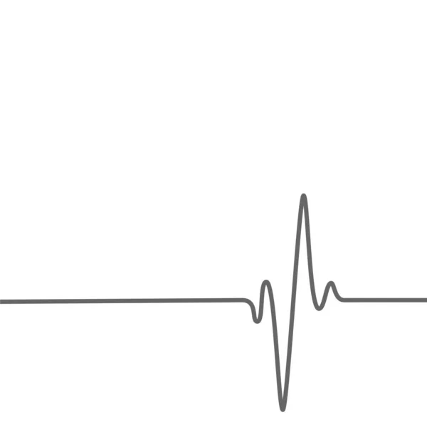 Gesundheitshintergrund mit Herzschlaglinie — Stockvektor