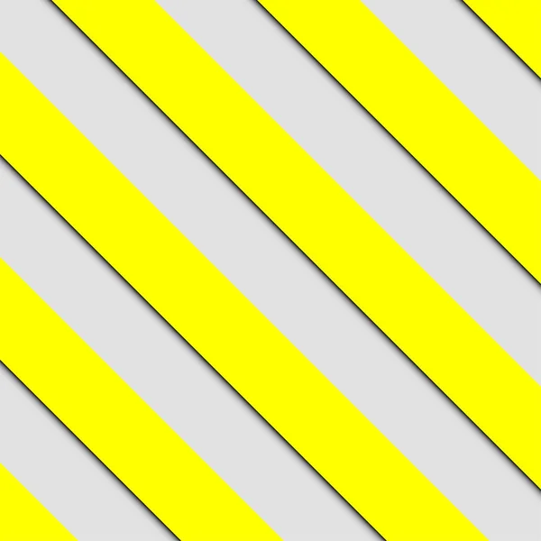 Tablero de precaución con rayas diagonales para banner — Vector de stock