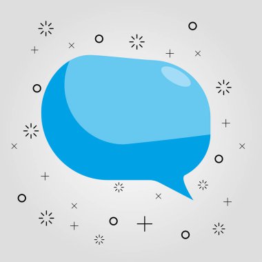 boş konuşma balonu reklam için alay