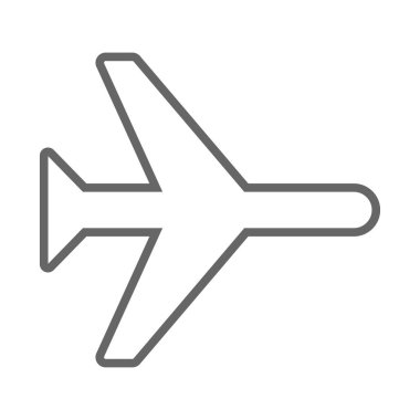 düzlem beyaz arka plan için çok basit bir simge