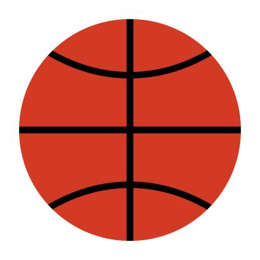 basketbol topu yukarıdan düz görünümü