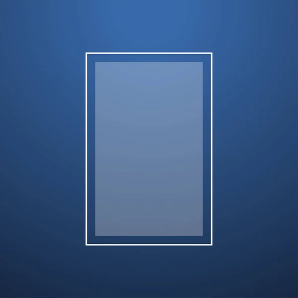 Creativo blu astratto liscio sfondo superiore luce vettore — Vettoriale Stock