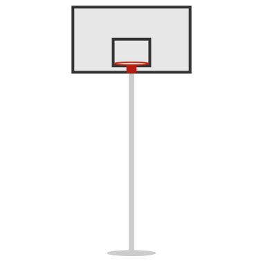 basket kalkanı ve basketbol için yüzük