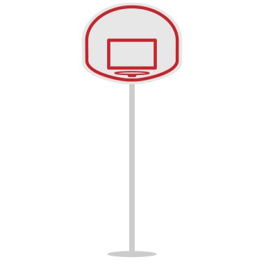 basket kalkanı ve basketbol için yüzük