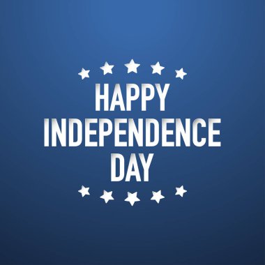 mutlu bağımsızlık gün dördüncü Temmuz vektör