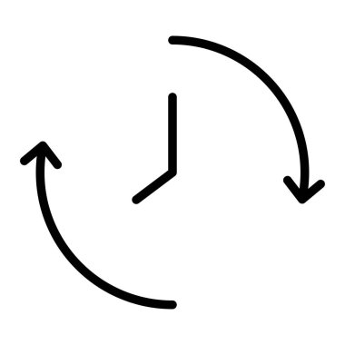 saat saatleri kavram simgesi çalışma saatleri vektörü
