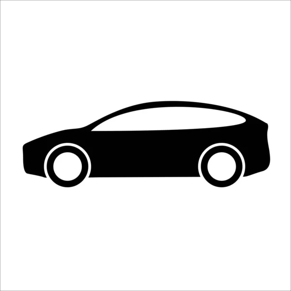 Icona moderna dell'automobile di progettazione elettricamente guidata vettore — Vettoriale Stock