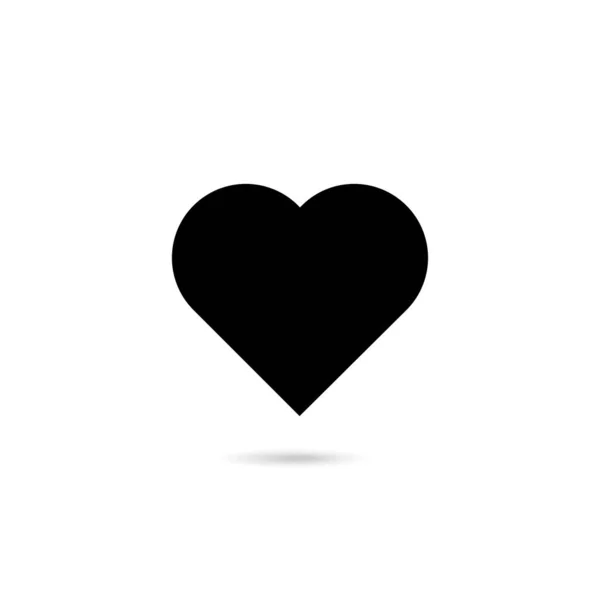 Modern design heart icon love concept vector — Stock Vector