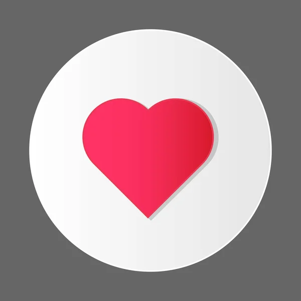 Moderne design hart pictogram liefde concept vector — Stockvector