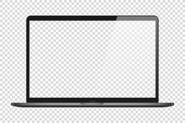 Model ekranlı gerçekçi bir bilgisayar