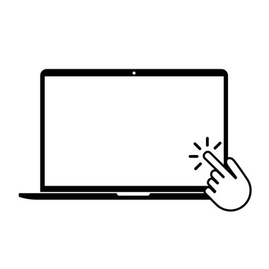 Dijital teknoloji konsepti, fare tıklama vektörü