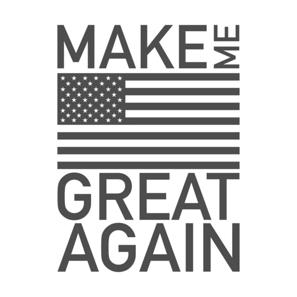 Make usa great again flag concept vector — Stock Vector