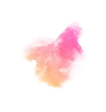 Parlak ombre suluboya backgound. El çizmek illüstrasyon su rengi, sarı gibi renkli, turuncu, şeftali, pembe, macenta, kırmızı, soluk