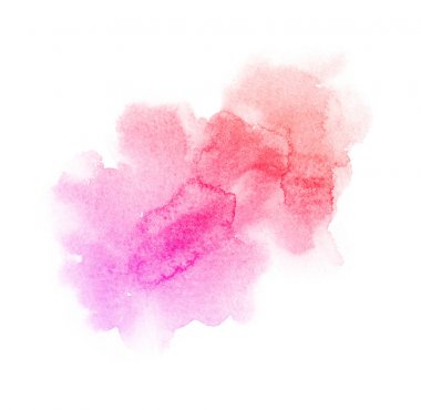 Parlak ombre suluboya backgound. El çizim illüstrasyon su rengi, pembe gibi renkli, şeftali, kırmızı, mor, mor, bordo, macenta