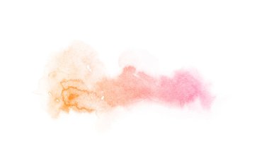 Parlak ombre suluboya backgound. El çizmek illüstrasyon su rengi, sarı gibi renkli, turuncu, şeftali, pembe, macenta, kırmızı, soluk