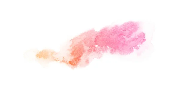 Heldere Ombre aquarel backgound. Hand tekening illustratie water kleur, gekleurd als geel, oranje, perzik, roze, magenta, rood, bleke — Stockfoto