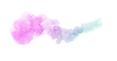 Parlak ombre suluboya backgound. El çizim illüstrasyon su rengi , menekşe gibi renkli, mavi, masmavi, macenta, pembe, mor, turkuaz, gül, 