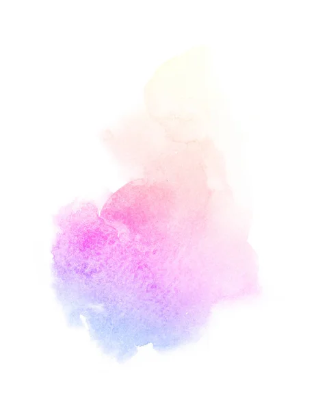 Bright ombre watercolor backgound. Hand draw illustration water colour , colored like violet,blue, azure, magenta, pink, purple, turquoise, rose, — Stock Photo, Image